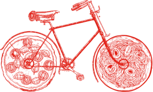 bicycle red